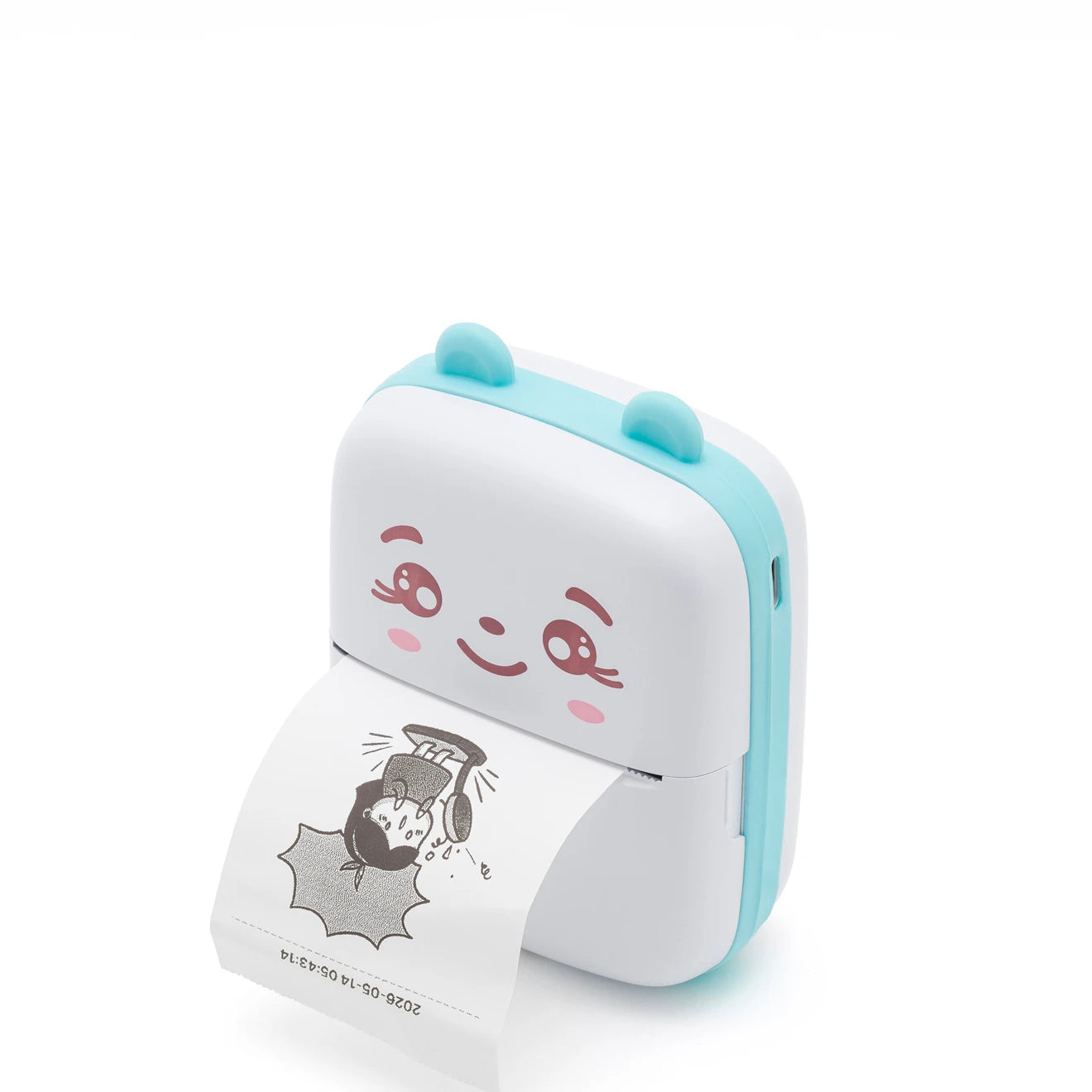 iPixi - Mini impresora móvil Bluetooth azul y bonita