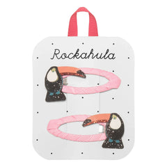 Rockahula Kids – Haarspangen-Set mit 2 Tukanen | Pink