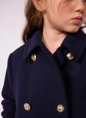 Petit Bateau - Yün peacoat | Lacivert