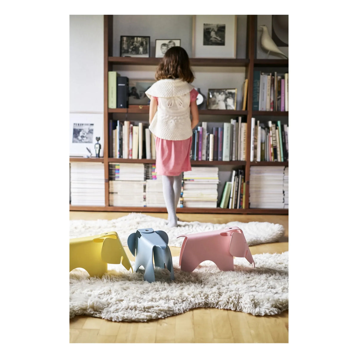 Vitra - Eames Small Elephant Stool - Charles & Ray Eames, 1945 - Limited Edition | Light Pink