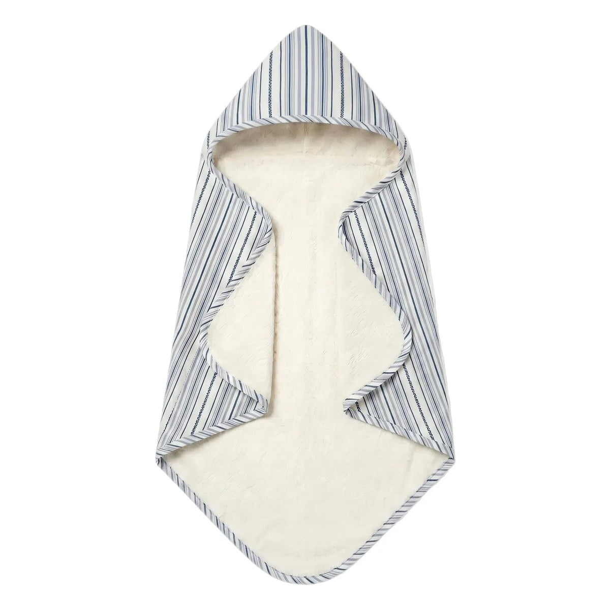 Editions Aimable - Charles capa de baño | Azure Stripes Poplin