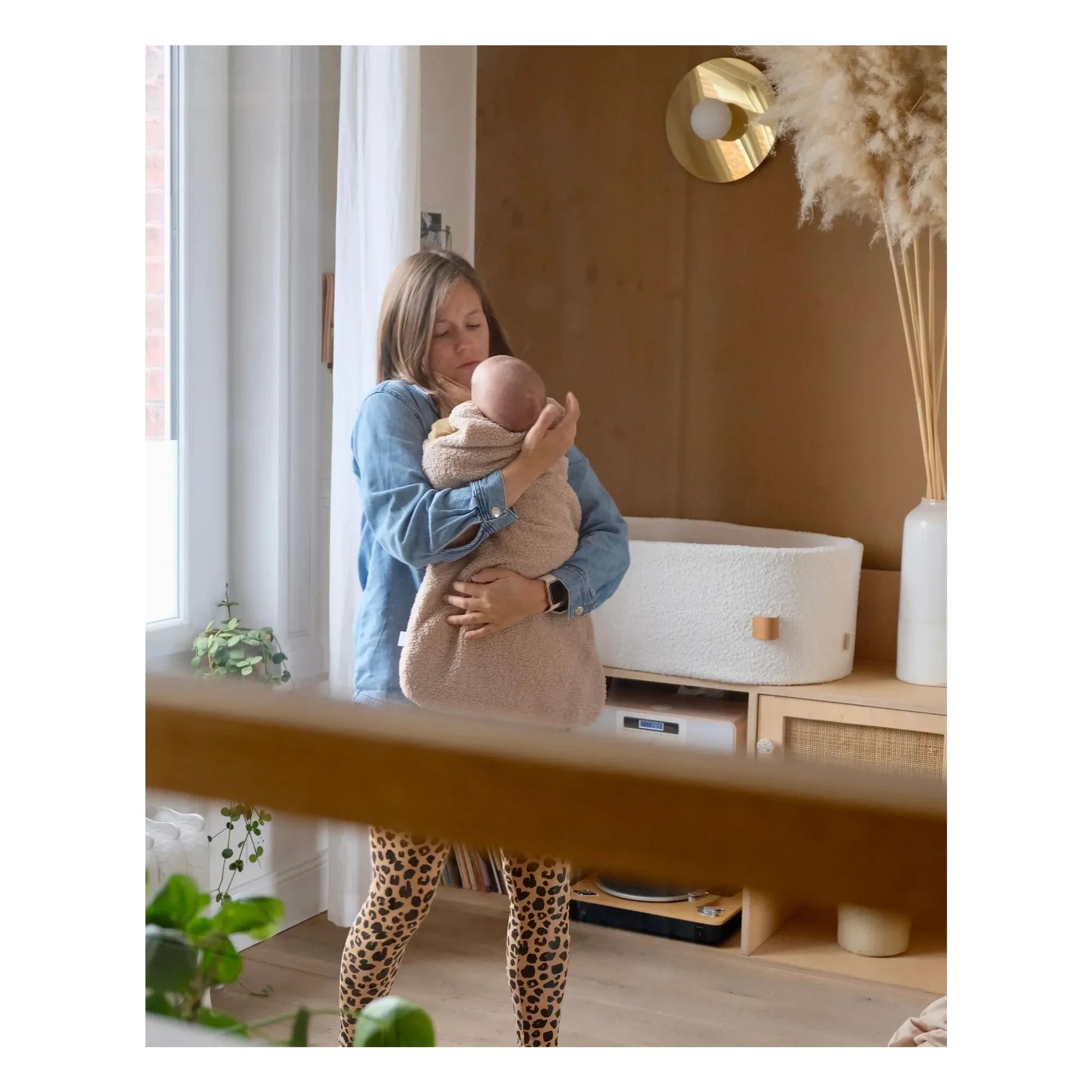 Tante Reine - Organik pamuk uyku tulumu Teddy | Kum