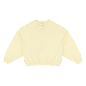 Sudadera Jenest - Tammie de algodón orgánico | Amarillo pálido