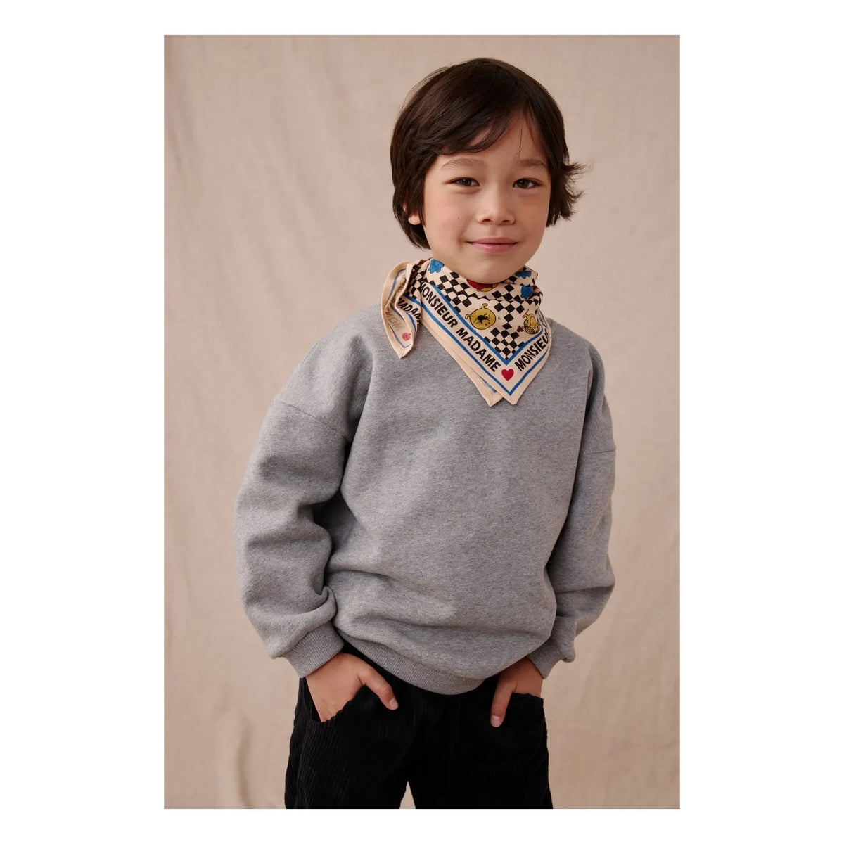 Apaches - Petit Foulard Manika - Apaches x Monsieur Madame | Ekru