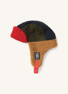 Liewood - Chapka Sherpa Colorblock Bravo Geri Dönüştürülmüş Lifler | Kahverengi
