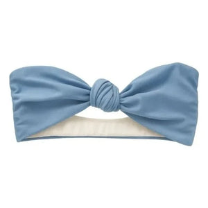 Vanessa Sposi - Parte de arriba de bikini bandeau Le Loop | Azul claro