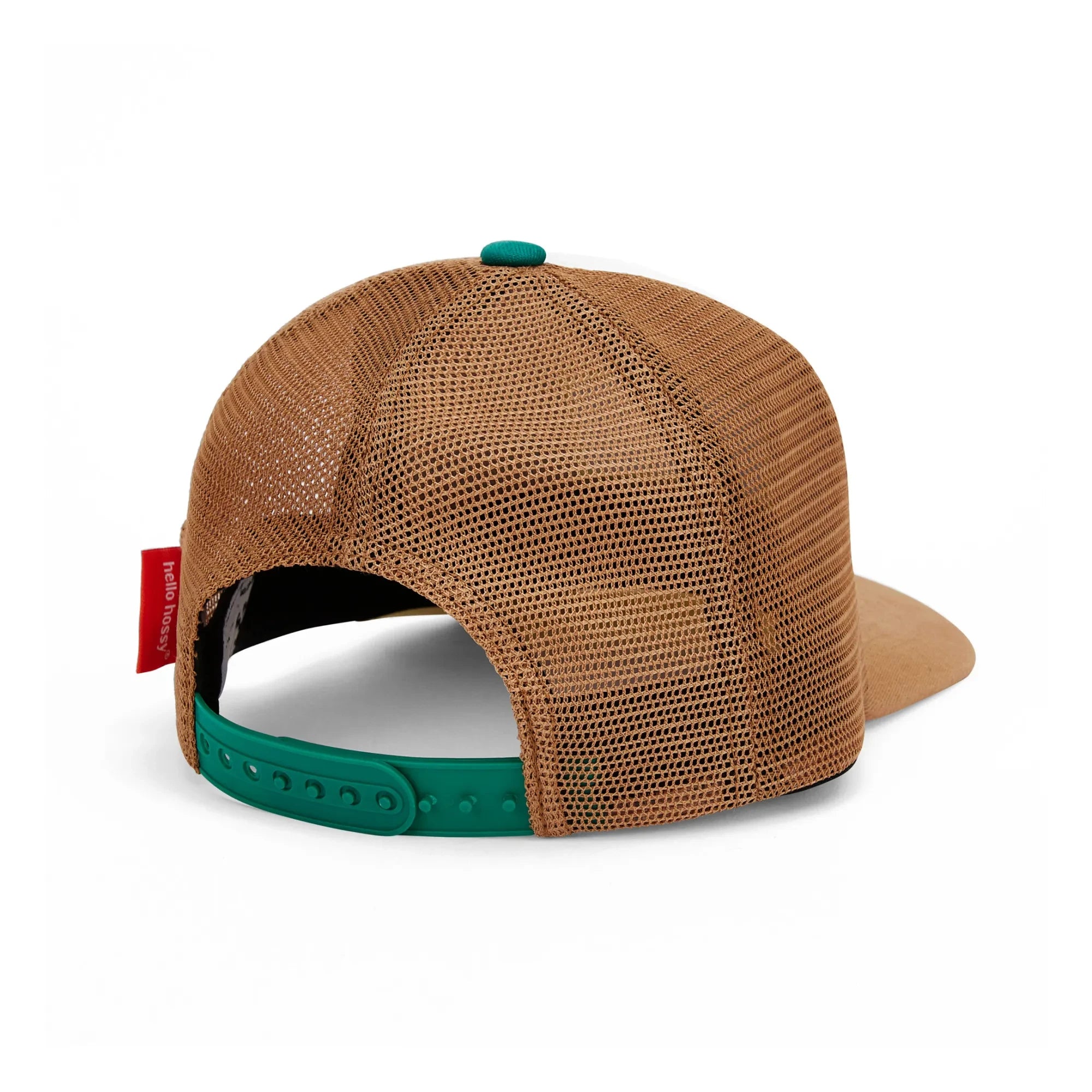 Hello Hossy - Düz Trucker Şapka | Camel