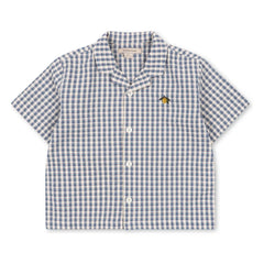 Konges Sløjd - Kim Carreaux organic cotton shirt | Blue
