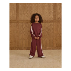 Rylee + Cru - Mini biye detaylı sweatshirt | Bordo