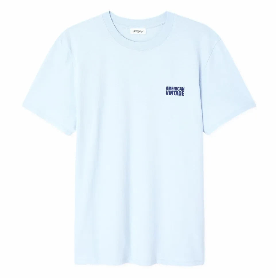 American Vintage - Camiseta Ykobow | Azul claro