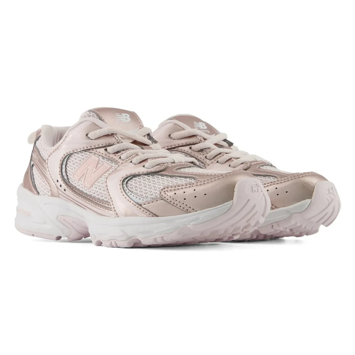New Balance - حذاء رياضي برباط مرن 530 | ذهبي وردي