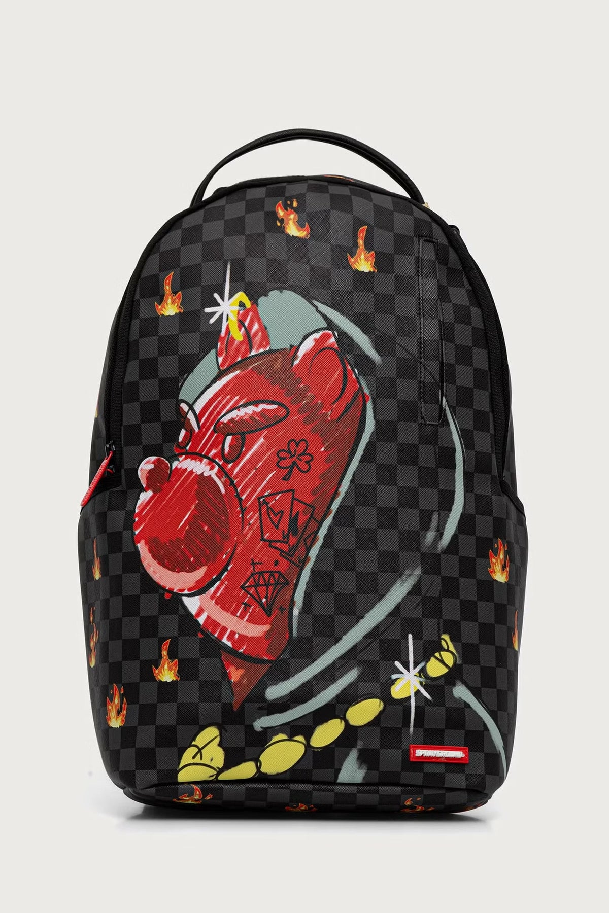 Sprayground - डियाब्लो ब्लैक बैकपैक 910B8690NSZ