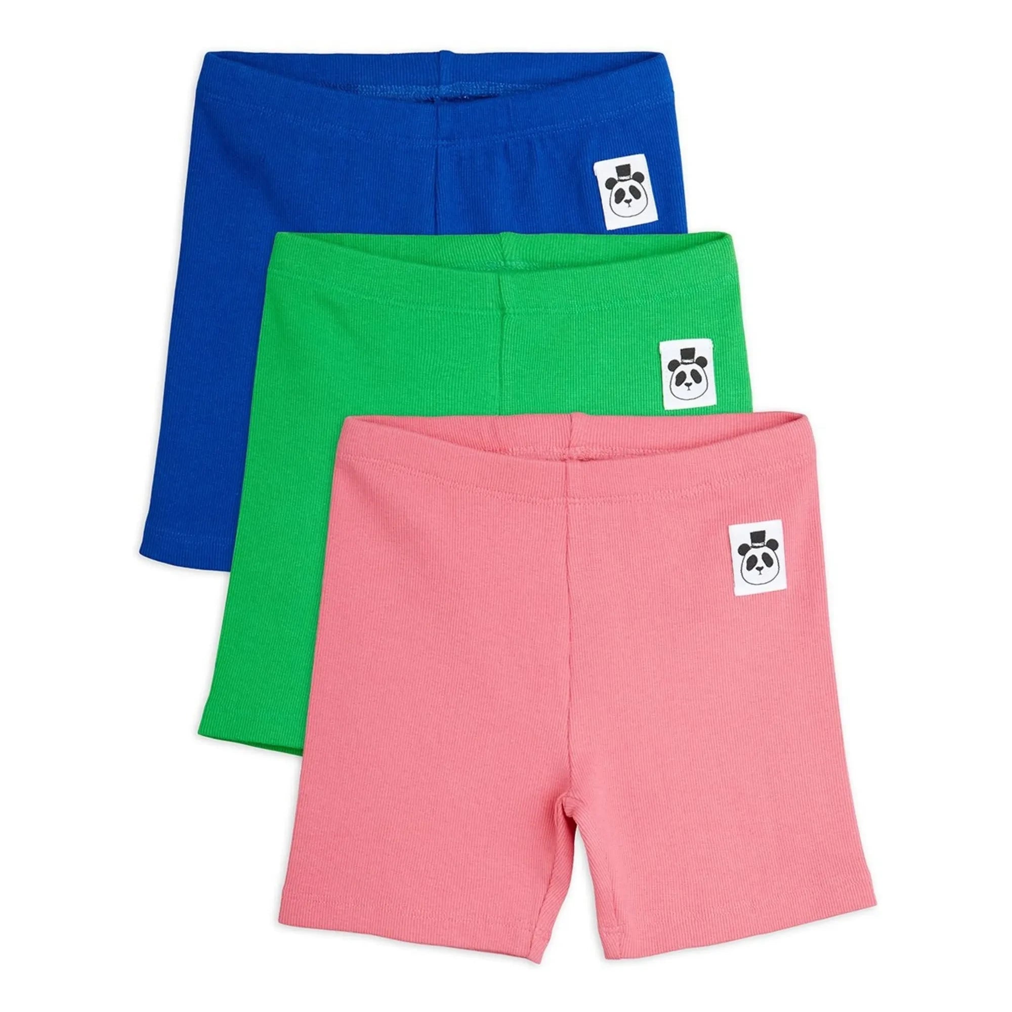 Mini Rodini - 3'lü Organik Pamuklu Bisikletçi Şortu | Pembe