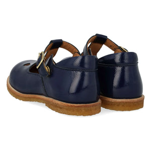 Angulus - Marineblau Lackleder Babys