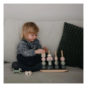 Mushie - Stacking Shaped Toy | Blue