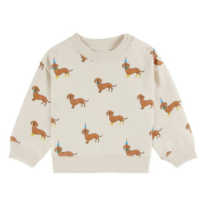 Emile et Ida - Sweat Dogs Organik Pamuk | Ekru