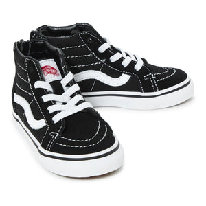 Vans - SK8-Mid Süet Fermuarlı Sneakerlar | Siyah