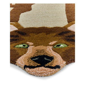 Doing Goods - Wool Bear Rug | Brown