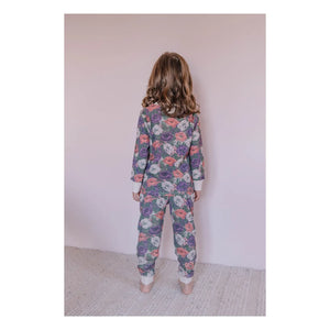 Studio Bohème - Dodo Flowers Organic Cotton Pajama | Purple