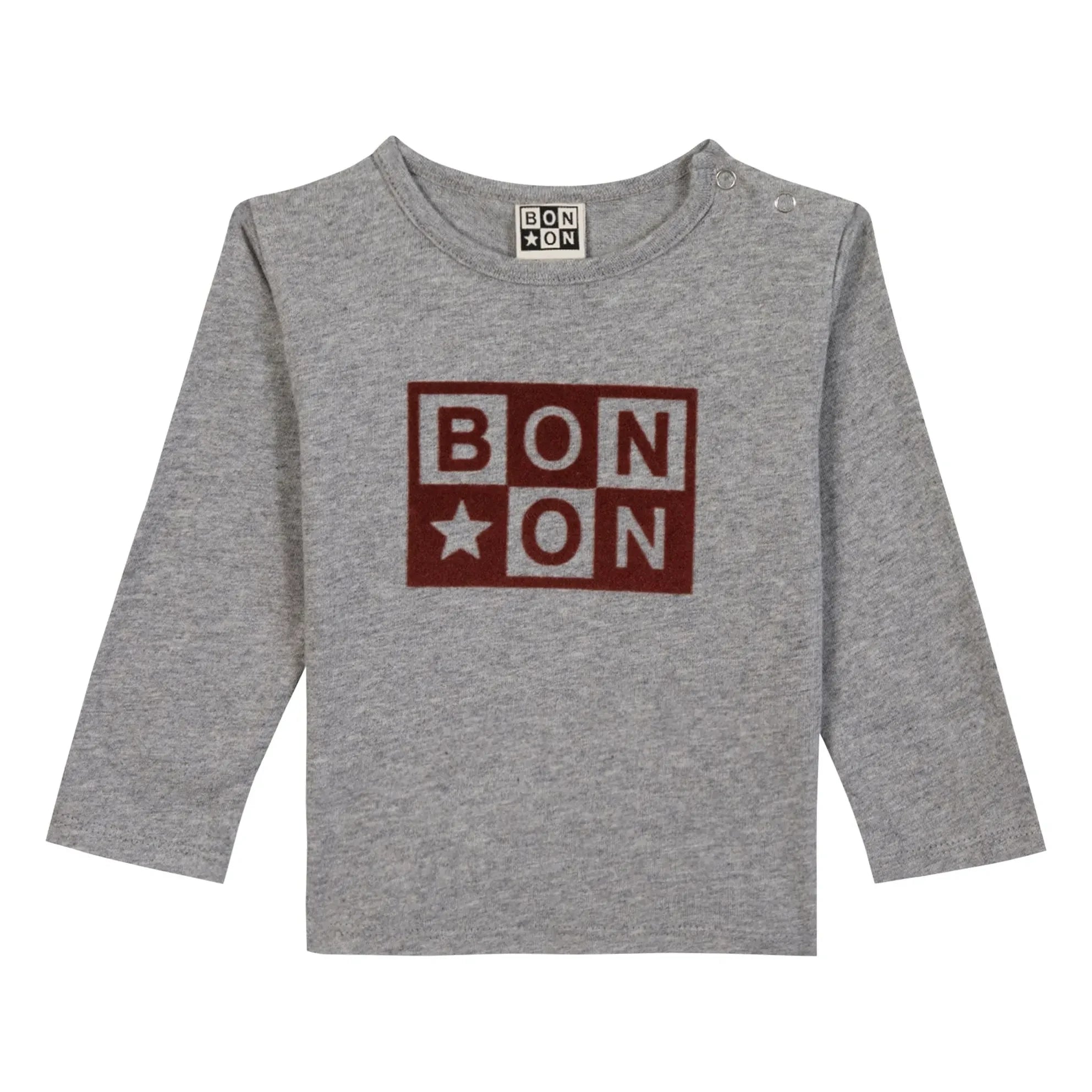 Bonton - Cab Logo Tişört | Heather grey