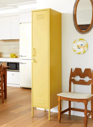 Mustard Made - İnce Metal Dolap | Soluk sarı