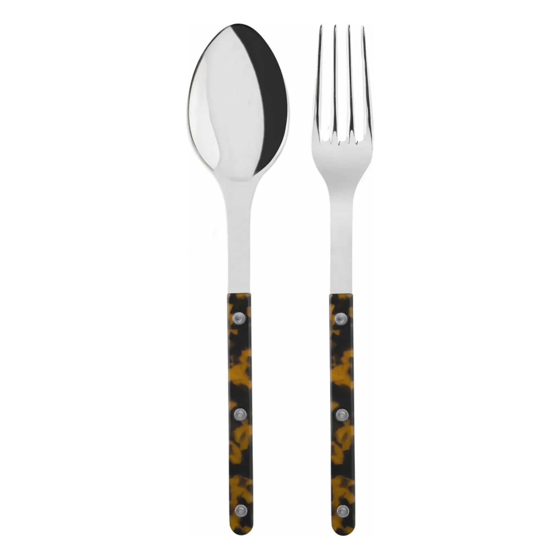 Sabre - Bistrot çatal-bıçak takımı | Kaplumbağa kabuğu