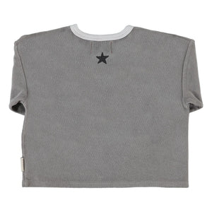 Piupiuchick - School Trip organik pamuklu havlu T-shirt | Gri