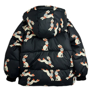 Mini Rodini - Lapins Jacke mit recycelter Faserfüllung | Schwarz