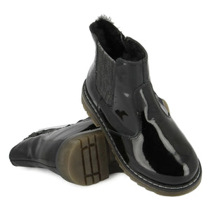 Pom d'Api - Sid Jod Zip Kür Barniz Bota | Negro