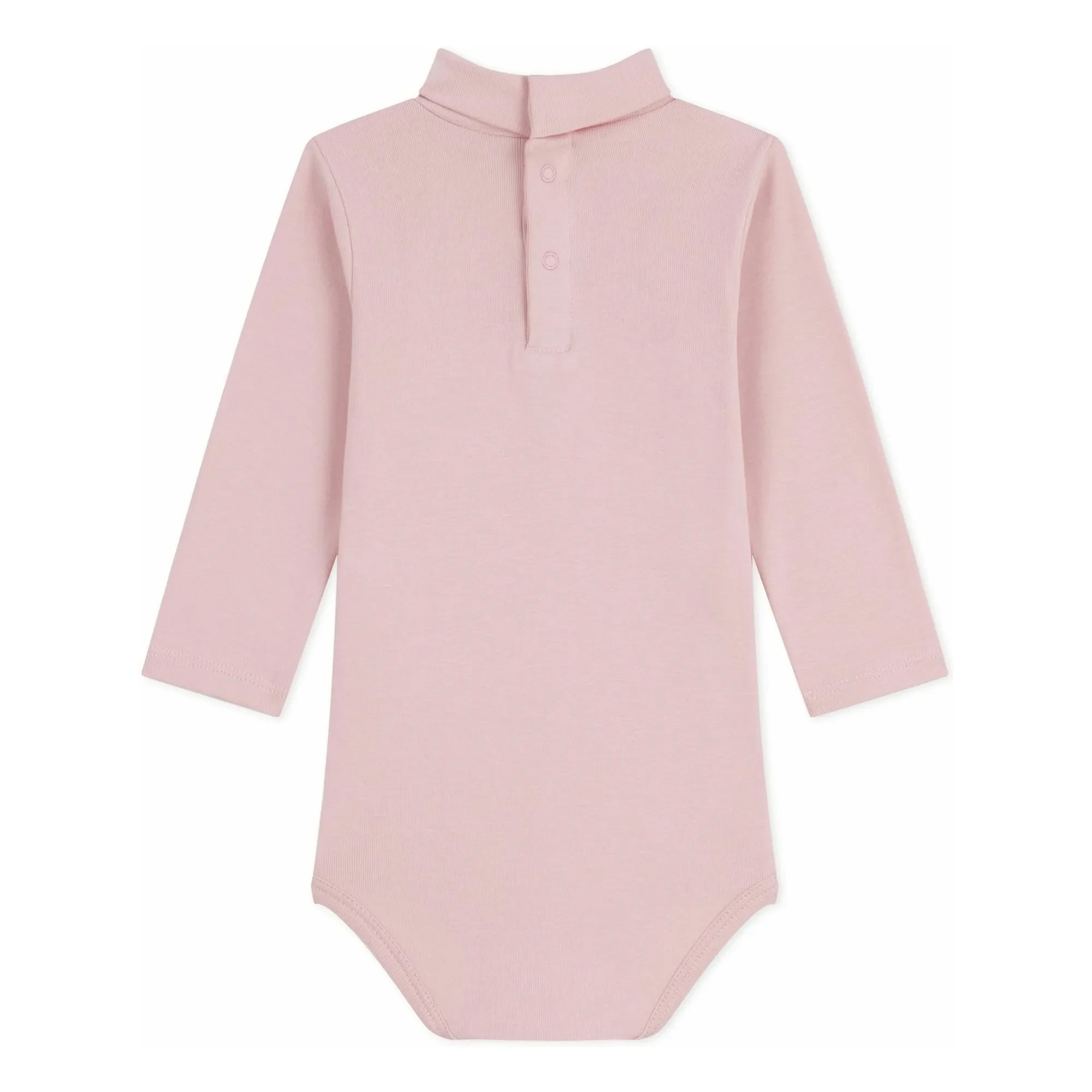 Petit Bateau - Organik pamuk balıkçı yaka body | Soluk Pembe