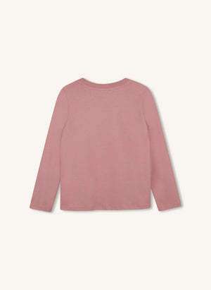 Chloé - T-shirt Chloé in cotone biologico | Rosa cipria