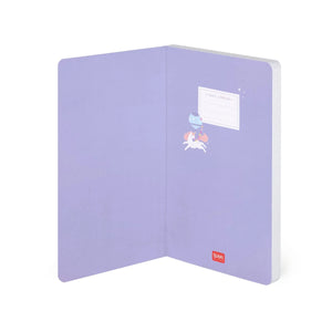 Legami - Gestreiftes, mit Motiv bedrucktes Hardcover-Fotoalbum - Einhorn