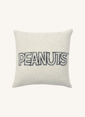 Maison Deux - Peanuts yün kırlent kılıfı | Siyah