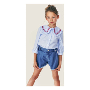 Mipounet - Chloé Jeans-Shorts | Blau