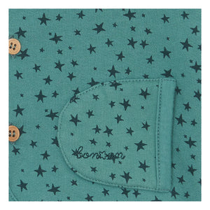 Bonton - Lee Kapüşonlu Yelek | Peacock blue
