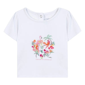 Tartine et Chocolat - Tropique T-Shirt | Weiß