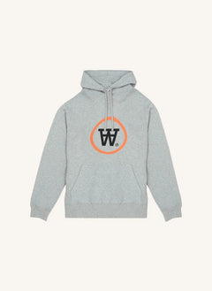 Wood Wood - Ian Organische Baumwoll Kapuzen-Sweatshirt - Erwachsenen-Kollektion | Grau