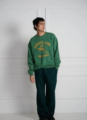 Wild Donkey - Pamuk Sweatshirt | Yeşil su