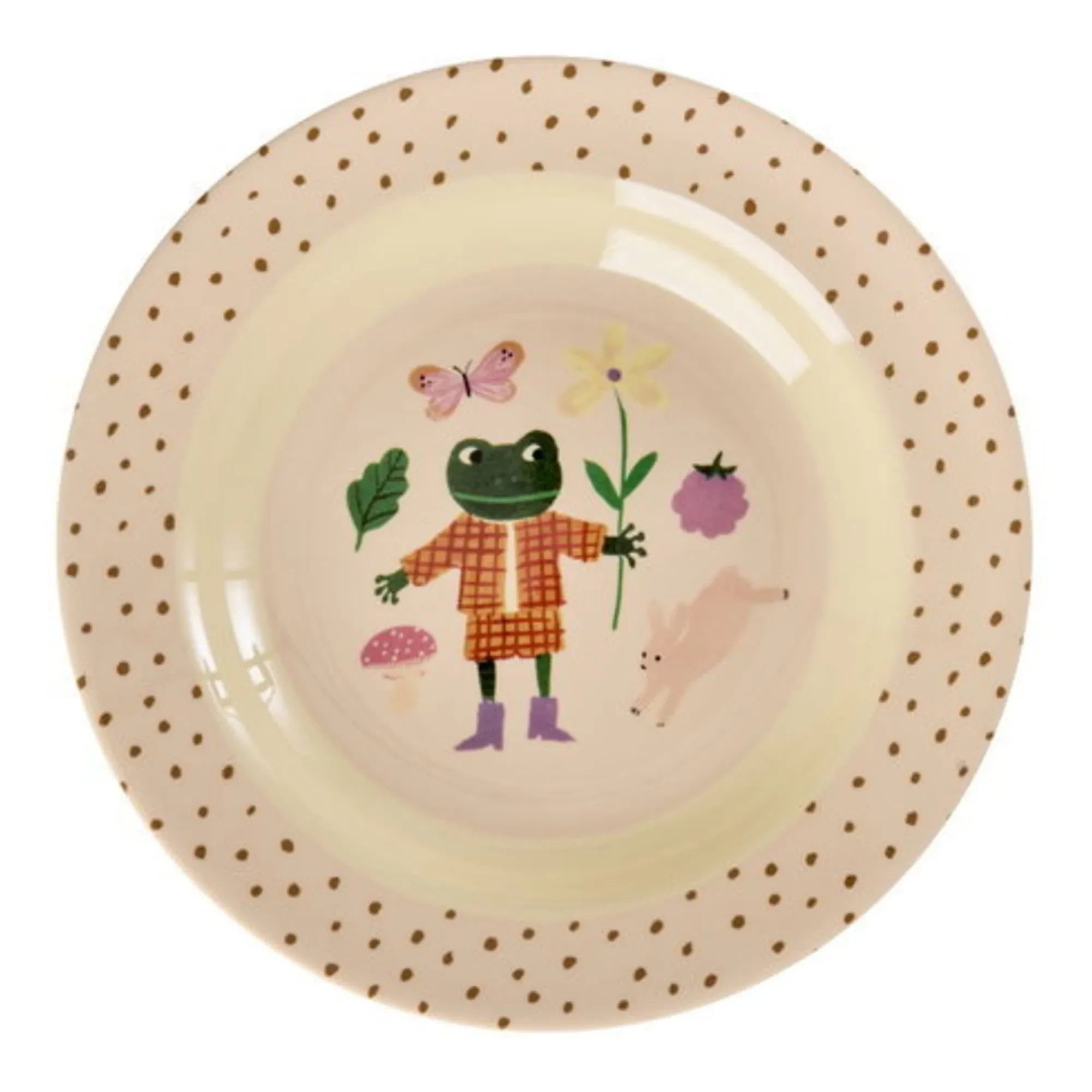 Rice - Fairy Tale melamin çorba tabağı | Pembe
