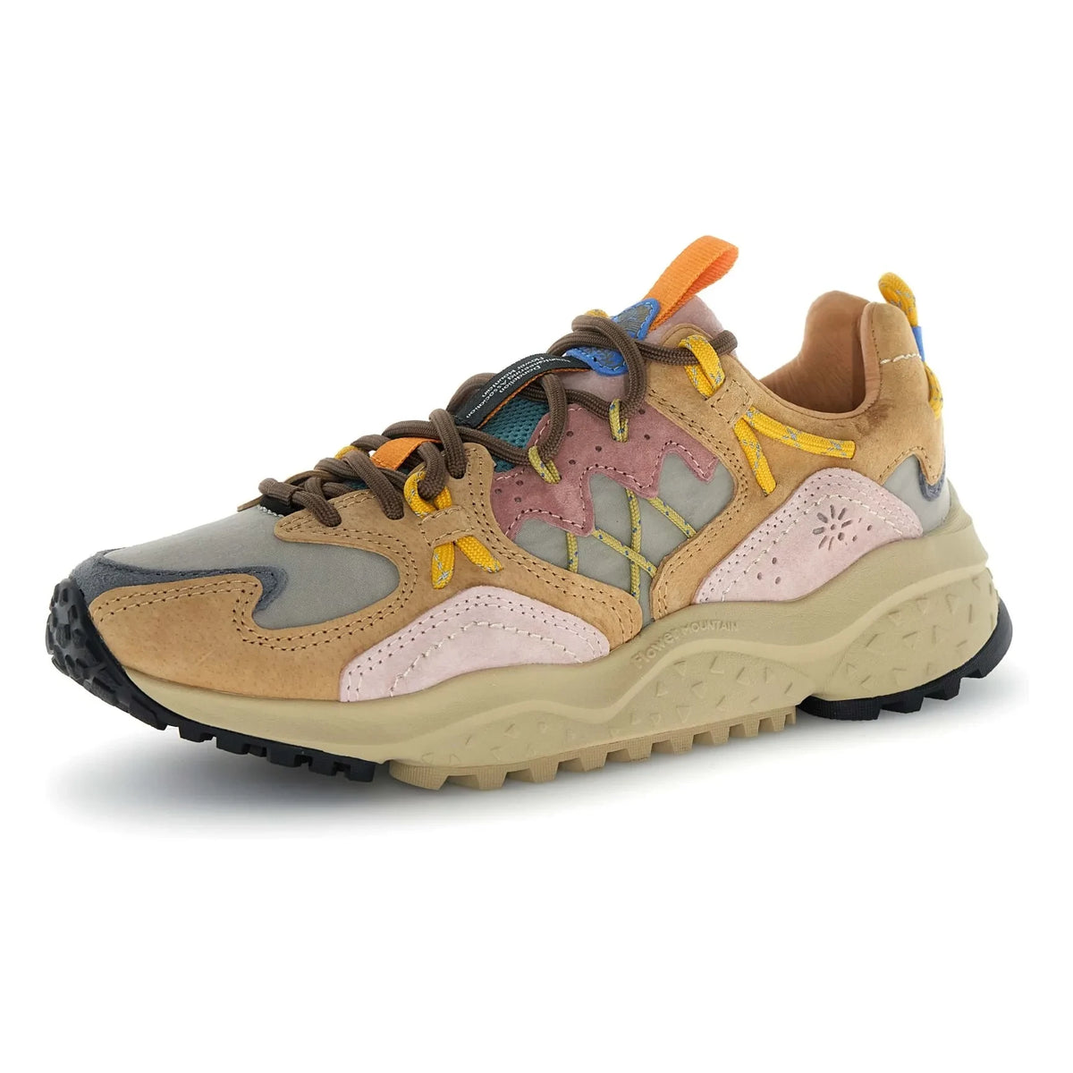 Flower Mountain - Yamabushi Süet ve Naylon Sneakers | Bej