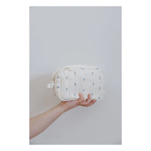Soft Spot - Bio-Baumwoll-Make-up-Tasche Periwinkle | Blau