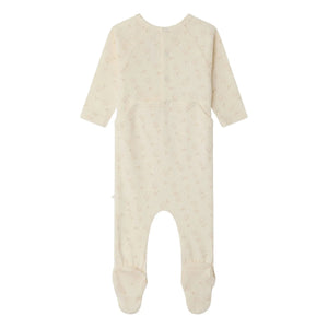 Bonpoint - Pijama Tif Poussins Organik Pamuk | Krem