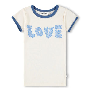 Molo - Rhiannon Love Camiseta de algodón orgánico | Crudo