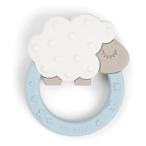 Done by deer - Sheepy Teething Ring | Light Blue