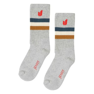 Jenest - J Sport Socken aus Bio-Baumwolle | Grau Melange