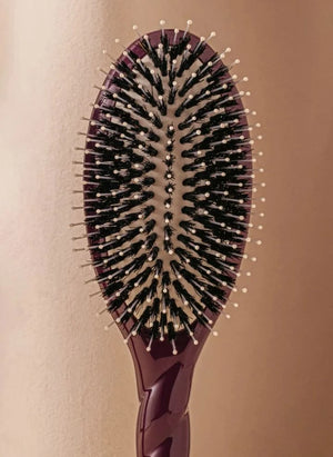 La Bonne Brosse - "L'Indispensable Douceur" Saç Fırçası No. 03 - Hassas Saç Derisi | Patlıcan