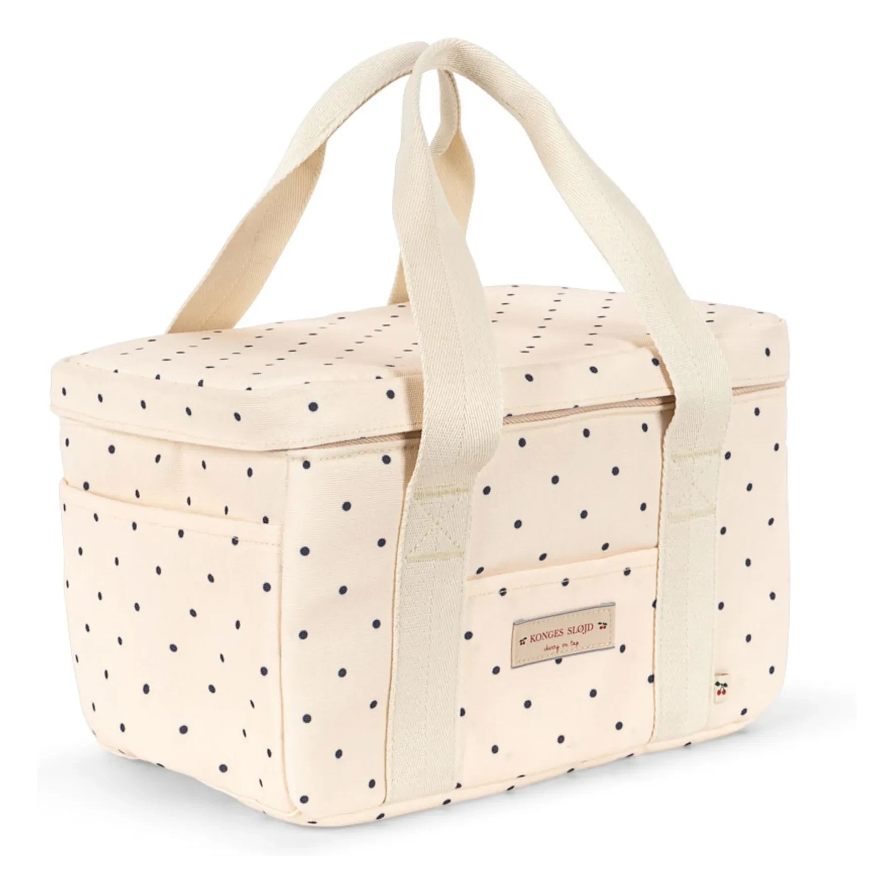 Konges Sløjd - Carl Navy Dots soğutucu | Bej