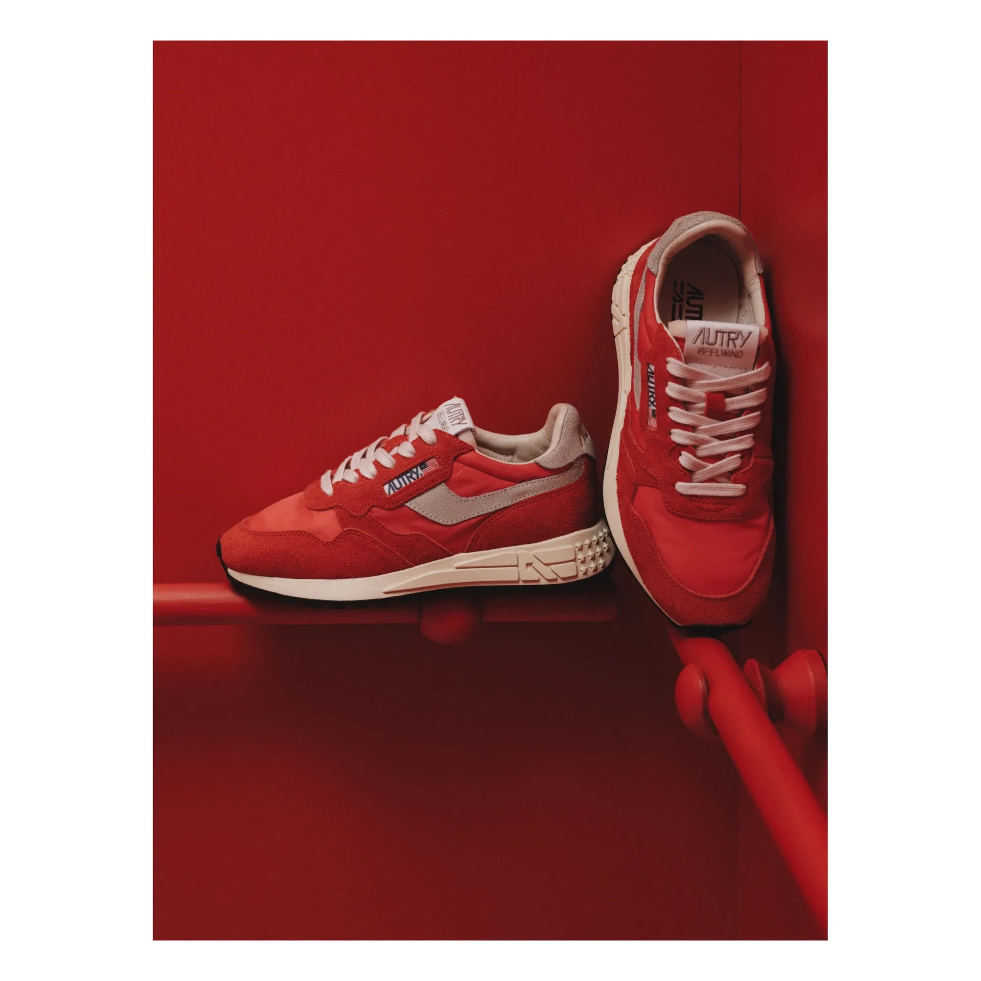 Autry - Reelwind Nylon Sneakers | Kırmızı