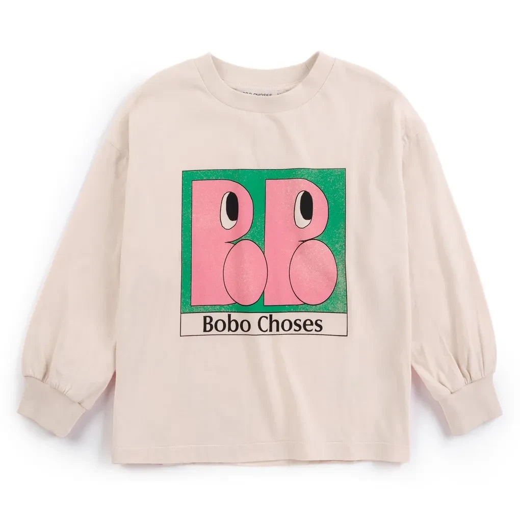 Bobo Choses - Bobo organik pamuklu Tişört | Soluk Pembe