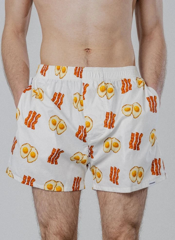 Pockies - Boxer de desayuno | Blanco